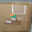 Window Air Conditioner Side Panel with Frame, Universal Window AC Accordion Filler Kit for Most 5,000 BTU Units