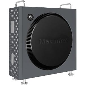 Aluminum Chassis Stand/Holder/Case for 2024 Mac mini M4/M4 Pro (Gray)