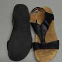 Athlefit Orthopedic Sandals for Women Comfortable Beach Orthotic Sandals with Arch Support, Size 10