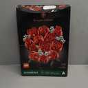 LEGO Botanicals Bouquet of Roses Artificial Flowers - Fake Red Roses Building Set for Adults, Ages 18+ - Gifts for Birthdays for Her - Home Decor for Table Display - 10328