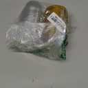 50Pcs Clear Plastic Mini Cake Box with Dome Lids, Mini Muffin Container Box Mooncake Dome Box Pastry Baking Packaging Boxes Wedding Birthday Gifts Supplies (Gold Base)