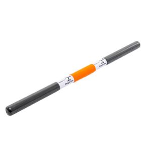 Sammons Preston Rehab Weight Bar, Orange, 2 Pounds, Weighted Bar for Exercise, Color-Coded Bars with Grip, Physical Therapy Equipment for Home & Clinical Use, 30" Compact Design