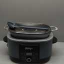 Ninja MC1001 Foodi PossibleCooker PRO 8.5 Quart Multi-Cooker, with 8-in-1 Slow Cooker, Dutch Oven, Steamer, Glass Lid Integrated Spoon, Nonstick, Oven Safe Pot to 500F, Sea Salt Gray