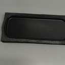 Ceramic Bathroom Tray,Kitchen Sink Organizer Tray,Cosmetics Holder (Black)