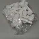 Patelai 30 Pack 15ml/15cc Plastic Tablespoon White Measuring Spoons Long Handle Tablespoon for Coffee, Pet Food, Grains, Protein, Spices and Other Dry Goods