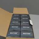 BESTTEN 10 Pack Dimmer Light Switch, Single-Pole or 3-Way Dimmer Switches, 120V, Compatible with Dimmable LED, CFL, Incandescent and Halogen Bulbs, Decorator Wallplate Included, UL Listed, White