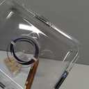 Charcuterie Board with Clear Lid, 2 Side Bamboo Cheese & Cutting Board for Entertaining, Includes 2 Plastic Cutting Mats & 4 Cheese Knives, Travel Snack Tray with lid, Charcuterie Boards Gift Set