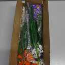 12 Bundles Artificial Daisy Flowers for Outdoors Summer Decor, UV Resistant No Fade Fake Cemetery Flowers Faux Plastic Greenery Plants for Hanging Planter Home Gardens Porch Memorial Day Decor(Colors)