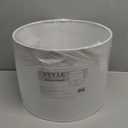 White Drum Lamp Shade, 13x10