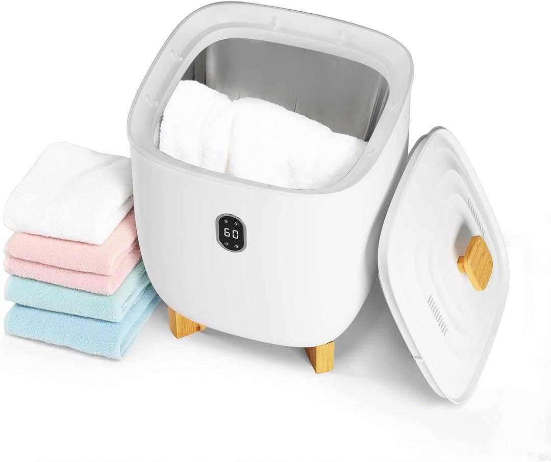 Towel Warmers for Bathrooms, 20 Liter Portable Electric Towel Heater with Heating & Drying Modes, Telescopic Rod, Heated Blanket Warmer Dryer for Home, Spa, Travel