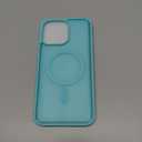 SUPFINE Magnetic for iPhone 14 Pro Max Case (Compatible with MagSafe) (Military Grade Drop Protection) Translucent Matte Shockproof Phone Cover,Blue Green