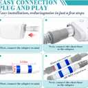 CPAP Muffler Physical Noise Reduction CPAP Accessories, Quiet Resin Silencer for Transcend Travel & Air Mini CPAP, Reduces White Noise for Peaceful Sleep
