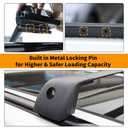 All -Weather Aluminum Lockable Roof Rack Crossbars for 2026 Toyota RAV4