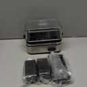 Evoloop Rapid Egg Cooker Electric 6 Eggs Capacity, Soft, Medium, Hard Boiled, Poacher, Omelet Maker Egg Poacher With Auto Shut-Off, BPA Free (Silver)