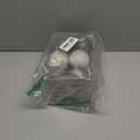 12 Pcs Satin Christmas Balls, Silk Christmas Tree Hanging Ornaments, Luxury Home Decorations for Xmas Tree Wreath Garland Holiday Wedding Party Decoration (Champagne)