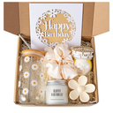 JTEWB Birthday Gifts For Women, Teen Girl, Her, Happy Birthday Gift Box For Girl, Women, Sister, Daughter, Friends, Cute Daisy Aesthetic Glass Cups Gift Set 7pcs