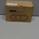 Canning Lids with Rings 24Pcs Canning Lids and Bands/Rings for Mason Jar, Ball or Kerr Jars, Split-type Metal Lids with Silicone Seals Rings Leak Proof (12Lids + 12Rings for Regular Mouth Jar)