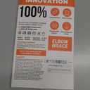 DR. BRACE Elite Elbow Brace Support with Removable Strap for Women & Men, Pain Relief for Tendonitis, Arthritis, Golfer's & Tennis Elbow Treatment, Elbow Sleeve for Workouts Weightlifting (Black-Blue, Large)