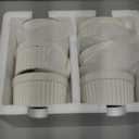 MALACASA Ramekins 4 oz Oven Safe, Porcelain Creme Brulee Ramekins Pudding Custard Cups Small Ceramic Souffle Dishes Ramakan Ramiken Ramicans Baking Bowls Set of 6, White, Series RAMEKIN-DISH