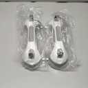 LEVERLOC Grab Bars for Bathtubs and Showers 2 Pack Suction Grab Bar, Heavy Duty 12 Inch Shower Handle Removable Bath Handrails for Seniors and Elderly, Bathroom Safety Grip No Drilling Waterproof Grey