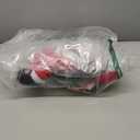 Christmas Animated Santa Claus Decoration, Talking Santa 33inch Animatronics Hanging Plush Decor with LED Light Wreath, Christmas Sign, Head Move, Xmas Collectible Figure Gift for Indoor, Wall, Door