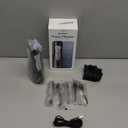 AquaSonic Aqua Flosser - Cordless Rechargeable Water Flosser for Teeth - Waterproof, Portable Oral Irrigator for Dental Cleaning with 5 Jet Tips  Braces Home Travel (Black)