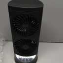 Personal Tower Cooling Fans that Blow Cold Air, Standing Small Desk Fan with 3 Speeds & Timer, 60 & 110 Oscillating Table Fan, Quiet and Safe Electric Floor Fan for Bedroom, Bedside, Home, Office