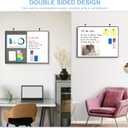 ARCOBIS Cork Board White Board Combo, 24" x 18"