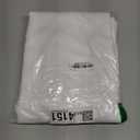 OWENIE Sally White Curtains for Bedroom 63 Inch Length 2 Panels Set, Solid Soft Light Filtering Rod Pocket Living Room Window Treatment Thermal Insulated Curtains Drapes, W40 x L63 Inch, White