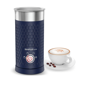 SIMPLETASTE Milk Frother, 4in1 Electric Milk Steamer, Automatic Warm and Cold Foam Maker and Milk Warmer for Latte, Cappuccinos, Macchiato