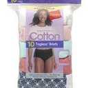 Hanes Women's Signature Cotton Breathe Briefs Underwear 6 Pack Large