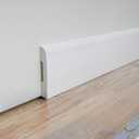 Art3d Wall Baseboard Molding Trim 8-Pack of 56 x 2.6 in., High Impact Polystyrene Skirting Board - Installed with Glue - White