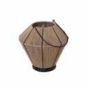 SDS for HD Designs Metal and Jute Lantern, 9.7 in