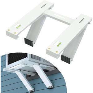 Forestchill Window Air Conditioner Bracket, Heavy Duty Window AC Support Bracket with 2 Arms, Universal Fit 5,000 to 22,000 BTU Window AC Units, Up to 200 lbs