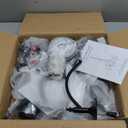 Black Farmhouse Chandelier Iron Chandeliers for Dining Room Light Fixture 6-Light Rustic Industrial Hanging Pendant Light for Kitchen Island Foyer Living Room Bedroom