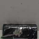 Women Evening Bag Clutch Purse,lovyoCoCo Handbag With Detachable Chain Strap for Wedding Cocktail Party Velvet Solid Color (Black)