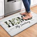 Home Wreath Kitchen Comfort Mat 36x20in Anti-Fatigue Kitchen Mats