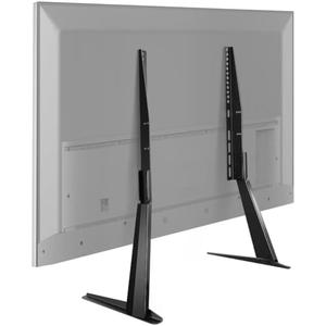BFTOU Black Universal TV Stand Tabletop for 27 to 65 inch LCD Flat Screen TV,Max VESA 800 x 400mm, Height Adjustable TV Base Holds up to 88lbs