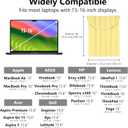 Puffy Laptop Sleeve 15-16 Inch Yellow, Protective Carrying Case for Men and Women, Cute Case Bag Compatible with 15 Inch and 16 Inch Laptops, for MacBook Air M2 M1, Asus/Dell Xps/Lenovo in Cover