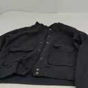 ANRABESS Women Cropped Bomber Jacket 2025 Fashion Casual Trendy Varsity Y2k Jackets Size M