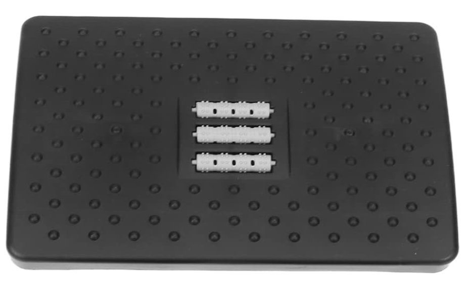 Office Footrest, Correct Posture Reduces Swelling Ergonomic Footrest Improves Blood Circulation Under Desk (Black)