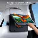 10.1" Dual Car DVD Players with HDMI Input, Headphones, Mounting Brackets, Headrest DVD Players for Car Support USB/SD Card, AV in/Out, Last Memory, Play A Same or Two Movies, No Battery