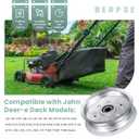 2-Pack 756-05034A Idler Pulley for Joh-n Deere 100 & S100-S130 42" and 48" Decks MTD Cub Cadet XT1-LT42 XT1-LT46 Troy Bilt, Replace 34-109 280-242 756-05034A GY20629