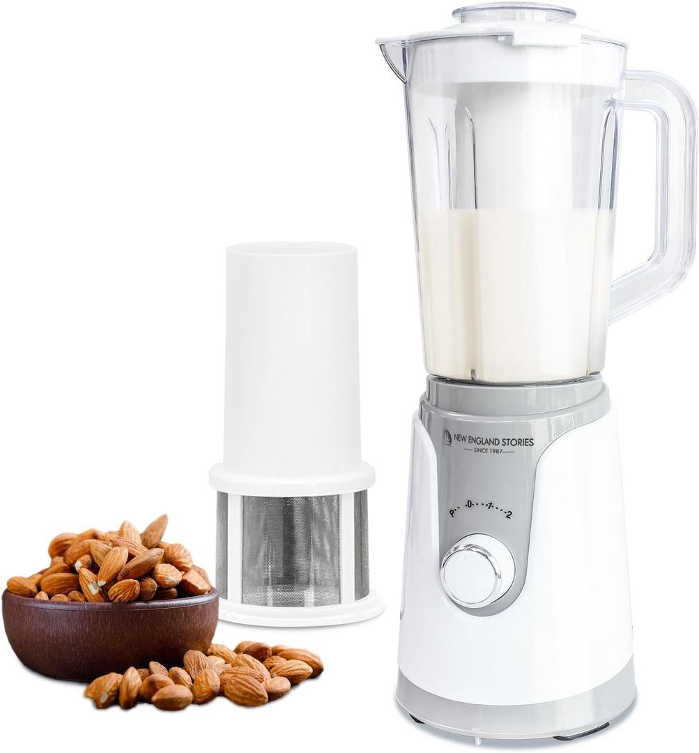 40oz Nut Milk Maker, Filterless Milk Machine with 8 Stainless Steel Blades  MultiFunction PlantBased Milk Maker and DairyFree Beverages