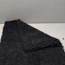 Black Bathroom Rug, 1 Piece, Bath Mats for Bathroom Floor, Super Thick Soft Shaggy, Machine Washable, Dry Fast Water Absorbent Bath Mats, Size 60*120 cm, Black