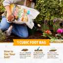 Back to The Roots 25.7qt (1 Cubic ft) Organic Premium Blend Garden Soil
