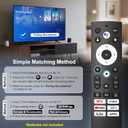 Only for Hisense Google Smart TV Voice Remote Replacement 4K QLED UHD Mini-LED Quantum ULED Series Remotes Control