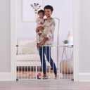 Regalo Safety 29-47" Easy Open Extra Wide Baby Gate for Doorways, Hallways & Bottom of Stairs, Pressured Mounted Safety Gate for Babies, Toddlers & Pets, Tested & Safe, American Designed and Owned