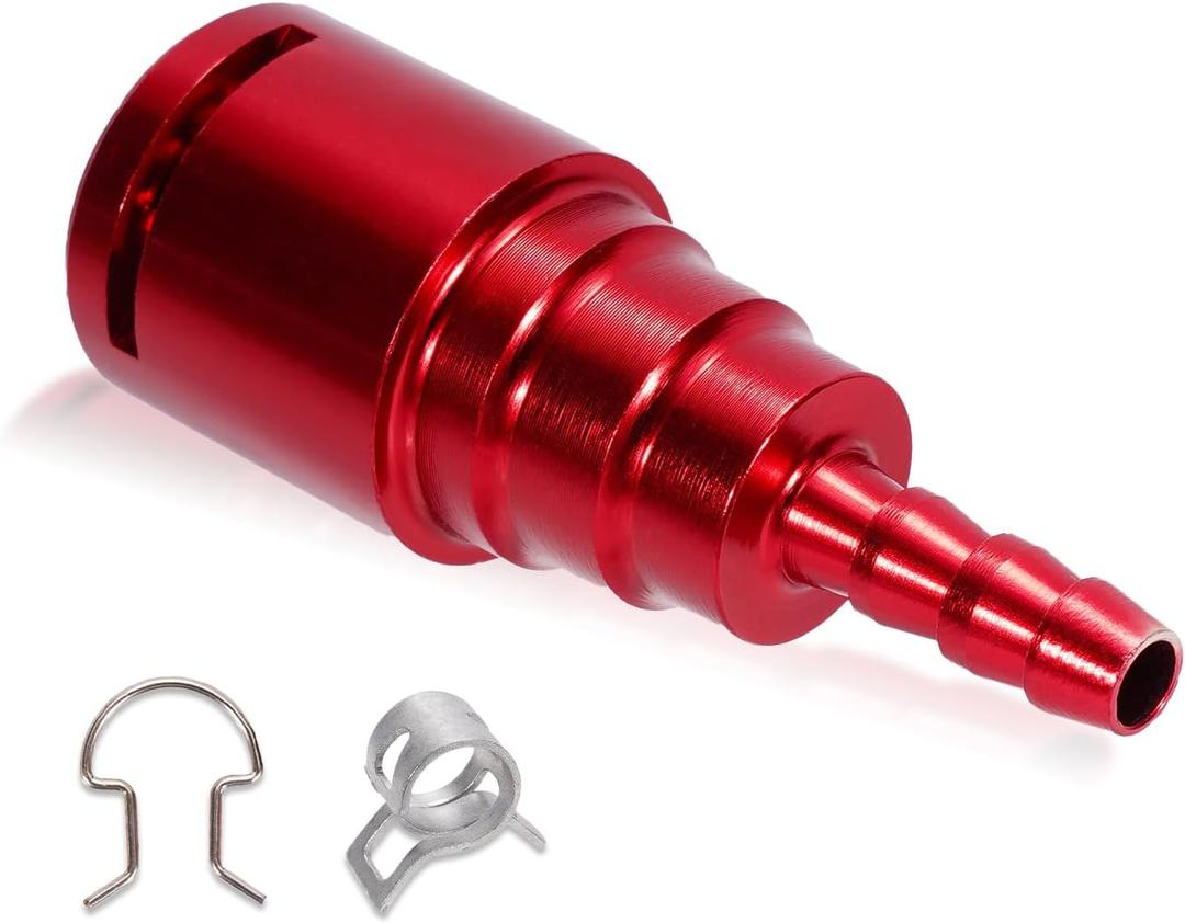 Aluminum Alloy Fuel Filter Return Line Connector Compatible With 2017 2018 2019 2020 Ford 6.7L Powerstroke Diesel Replaces# HC3Z-9A564-A