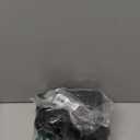 ZLINA Set of 2 Black Faux Fur Decorative Throw Pillow Covers Fluffy Striped Pillowcase Cushion Covers 20 x 20 Inch Decor Sofa Couch Bedroom